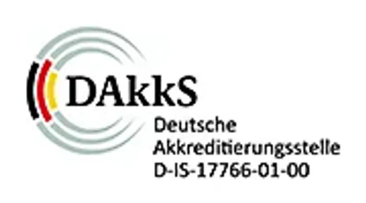 Symbol der Deutschen Akkreditierungsstelle DAkkS